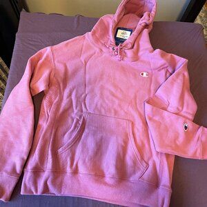 Champion Woman's Hooded Sweatshirt in Pink - Size Small NWT